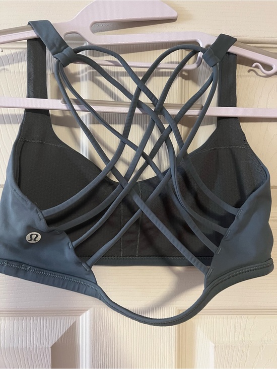 lululemon athletica Other - Lululemon Free to Be Bra Wild *Light Support, A/B Cup - Oil Grey Size 6